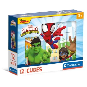 Clementoni Pókember Spidey mesekocka 12 db-os