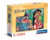 Clementoni Disney Lilo és Stitch, A csillagkutya Funny Day mesekocka 12 db-os
