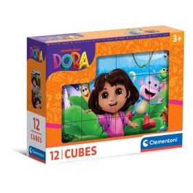 Clementoni Dóra, a felfedező Jungle mesekocka 12 db-os