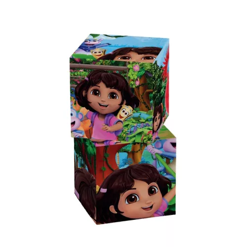 Dóra, a felfedező Jungle mesekocka 12 db-os Clementoni