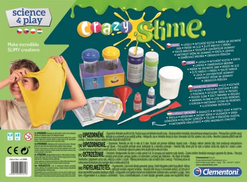 Clementoni Slime Crazy készítő szett