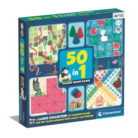  Clementoni Klasszikus Game Night játékgyűjtemény 50 az 1-ben