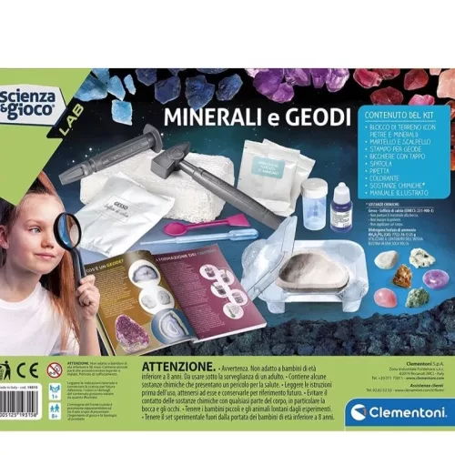 Clementoni Ásványok és geódák Science tudományos szett
