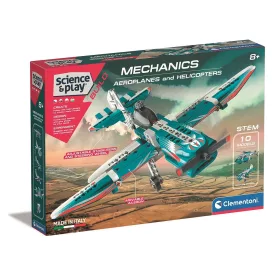   Clementoni Repülők és helikopterek Mechanics 10 az 1-ben építőjáték