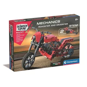   Clementoni Motor és Versenyautó Roadster and Dragster építőjáték