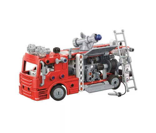 Clementoni Tűzoltóautó Mechanics 2 az 1-ben építőjáték