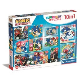   Clementoni Sonic a sündisznó Heroes Rivals 10 az 1-ben puzzle