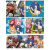 Clementoni Sonic a sündisznó Heroes Rivals 10 az 1-ben puzzle