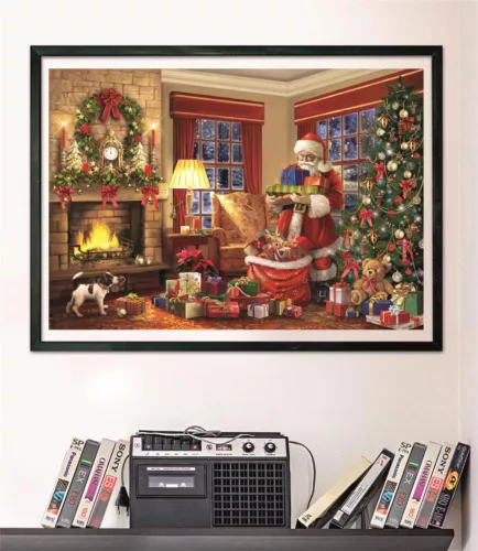 Clementoni Karácsonyi Santa's Gift 1000 db-os puzzle