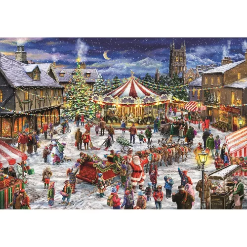 Clementoni Karácsony Fair 1000 db-os puzzle