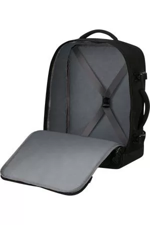 Hátizsák, kabin méret, 38l, M-es, AMERICAN TOURISTER "Take2Cabin", fekete