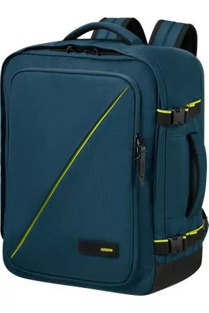 Hátizsák, kabin méret, 38l, M-es, AMERICAN TOURISTER "Take2Cabin", tengerkék
