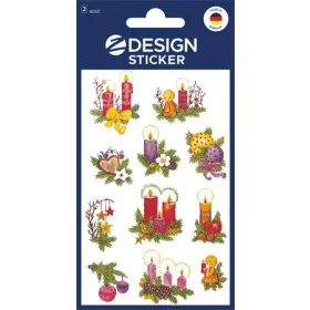   Matrica, papír, 2 ív, 76x120 mm, AVERY ZWECKFORM, "Z-Design No.4050", díszes fenyőágak