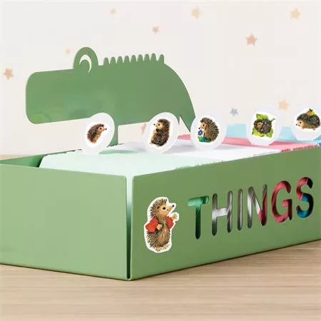 Matrica, papír, 3 ív, 76x120 mm,  AVERY ZWECKFORM, "Z-Design No.4306", sünik