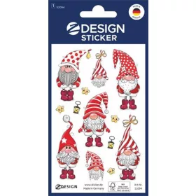   Matrica, papír, 1 ív, 76x120 mm, AVERY ZWECKFORM, "Z-Design No.52094", karácsonyi törpék