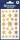 Matrica,  1 ív, 76x120 mm, AVERY ZWECKFORM, "Z-Design No.52252", arany csillagok