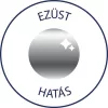 Matrica,  2 ív, 76x120 mm, AVERY ZWECKFORM, "Z-Design No.52812", ezüst csillagok