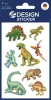 Matrica, papír, 3 ív, 76x120 mm, AVERY ZWECKFORM, "Z-Design No.53145", dinoszauruszok