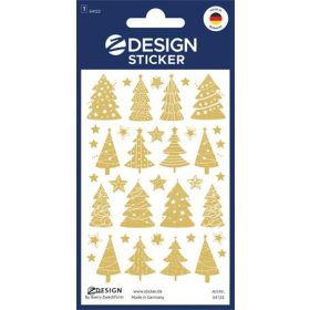   Matrica, 1 ív, 76x120 mm, AVERY ZWECKFORM, "Z-Design No.54122", karácsonyfa
