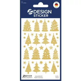   Matrica, 1 ív, 76x120 mm, AVERY ZWECKFORM, "Z-Design No.54122", karácsonyfa