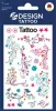 Matrica, tetoválás, 1 ív, 76x120 mm, AVERY ZWECKFORM, "Z-Design No.56749", ornamentika