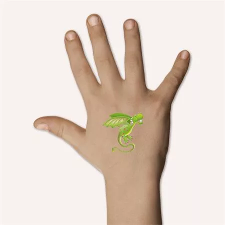 Matrica, tetoválás, 1 ív, 76x120 mm, AVERY ZWECKFORM, "Z-Design No.56751", sárkányok