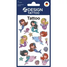   Matrica, tetoválás, 1 ív, 76x120 mm, AVERY ZWECKFORM, "Z-Design No.56763", sellő