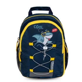   Hátizsák, cipzáras, BELMIL "Mini Kiddy Cool Dude", cápa