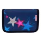 Tolltartó, klapnis, cipzáras, BELMIL "Sparkling Star", kék, csillagok