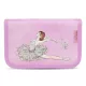 Tolltartó, klapnis, cipzáras, BELMIL "Ballerina", lila, balerina