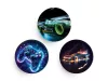 Matrica, tépőzáras, Classy Plus táskához, BELMIL "Gamer", gamer