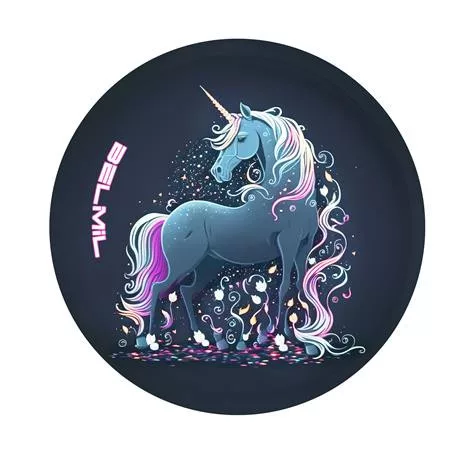 Matrica, tépőzáras, Classy Plus táskához, BELMIL "Unicorn Dream", unikornis