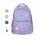 Iskolatáska, cipzáras, BELMIL "Maxi Pack Purple Dots", lila pöttyös