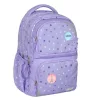 Iskolatáska, cipzáras, BELMIL "Maxi Pack Purple Dots", lila pöttyös