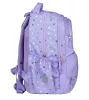 Iskolatáska, cipzáras, BELMIL "Maxi Pack Purple Dots", lila pöttyös