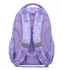 Iskolatáska, cipzáras, BELMIL "Maxi Pack Purple Dots", lila pöttyös