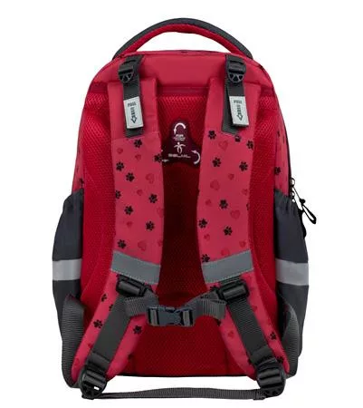 Iskolatáska, cipzáras, BELMIL "Leisure Plus Ladybug Girl", katicalány