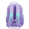 Iskolatáska, cipzáras, laptoptartóval, BELMIL "Companion Serenity", lila, pillangó