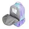 Iskolatáska, cipzáras, laptoptartóval, BELMIL "Companion Serenity", lila, pillangó