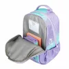 Iskolatáska, cipzáras, laptoptartóval, BELMIL "Companion Serenity", lila, pillangó