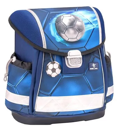 Iskolatáska, fémcsat, BELMIL "Classy Football 4", foci
