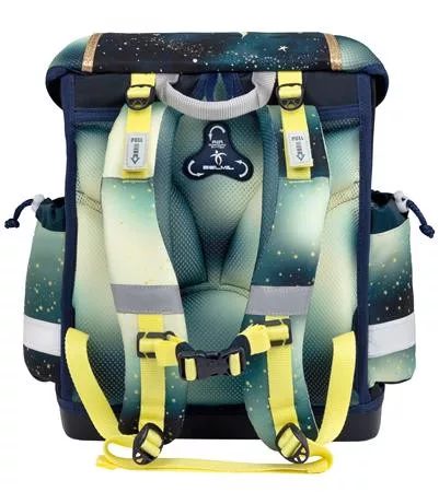 Iskolatáska, fémcsat, BELMIL "Classy Sparkling Unicorn", unikornis