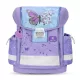Iskolatáska, fémcsat, BELMIL "Classy Purple Blue Butterfly", pillangó