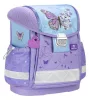 Iskolatáska, fémcsat, BELMIL "Classy Purple Blue Butterfly", pillangó