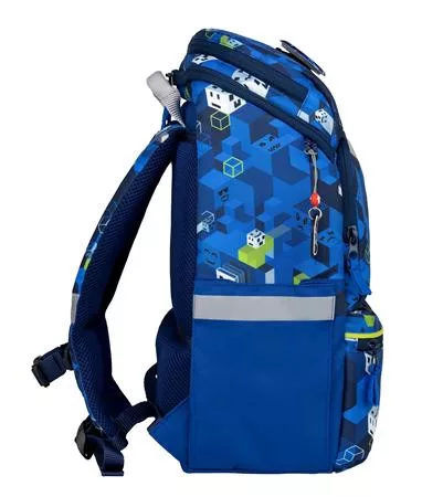 Iskolatáska, cipzáras, BELMIL "Zippy Gamer Squad", gamer