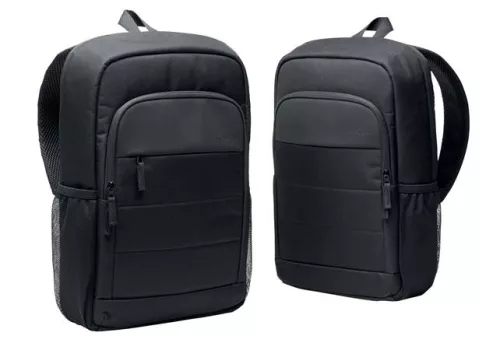 Notebook hátizsák, 14", újrahasznosított anyagból, KENSINGTON "EQ Backpack", fekete