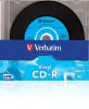 CD-R lemez, bakelit lemez-szerű felület, AZO, 700MB, 52x, 10 db, vékony tok, VERBATIM "Vinyl"