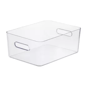   Műanyag tárolódoboz, 15,4 liter, SMARTSTORE "Compact Clear L", átlátszó