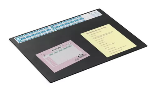 Könyökalátét, 650x520 mm, éves kalendárral, DURABLE, áttetsző
