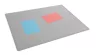 Könyökalátét, 650x500 mm, PP, átlátszó fedlappal, DURABLE, szürke